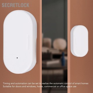 SecretLock Cảm biến cửa không dây Cửa sổ đóng mở Máy dò phản ứng nhanh Độ nhạy cao Báo động an ninh gia đình cho Tuya