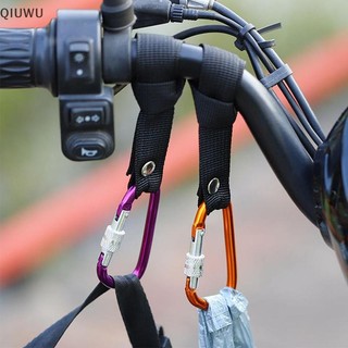 QIUWU 1 / 2 Chiếc Xe Tay Ga Điện Móc Trước Hợp Kim Nhôm Tay Cầm Móc Cho Xe Đẩy Bé Móc D Móc Treo Xe Máy Móc.