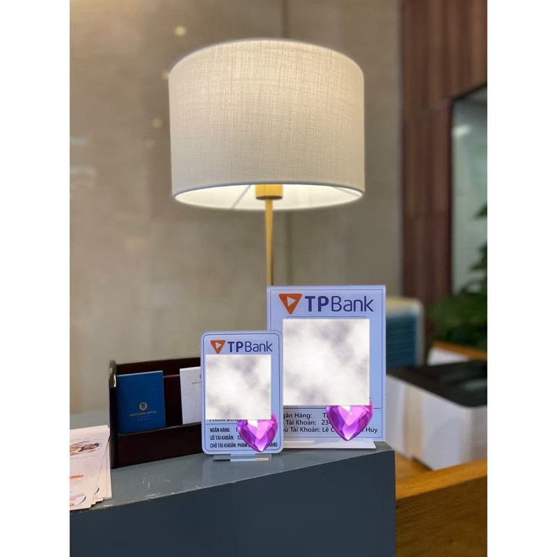 Menu Mã QR CODE để bàn mica