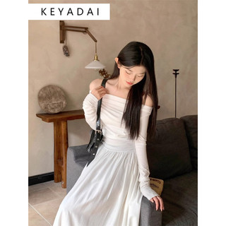 KEYADAI Chic váy nữ Đầm Body Cho thời váy Cute Popular Korean Fashion WLQ24108Z9 4Z240122