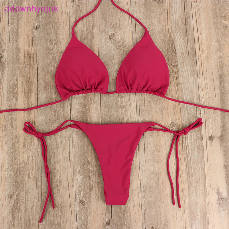 Adawnhyujuk Gợi Cảm Nữ Mùa Hè Đồ Bơi Bikini Bộ Áo Ngực Buộc Bên G-String Thông Đi Biển e Phù Hợp Với Đồ Bơi Bộ Đồ Tắm Bơi VN | BigBuy360 - bigbuy360.vn