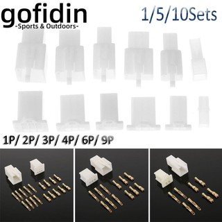 gofidin 1/5/10 Đầu Nối Dây Cáp Xe Đạp Điện 1/2/3/4/6/9P