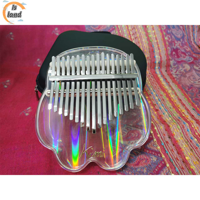 Đàn Kalimba 17 Phím Bằng Acrylic Trong Suốt Kèm Búa Gig Kalimba