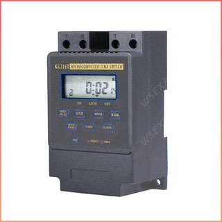 Công tắc hẹn giờ kg316t/25a/220v bộ hẹn giờ bật tắt tự động màu đen - timer hẹn giờ - hks