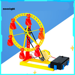 [Mo] Mô hình bánh xe đu quay DIY Bộ vật liệu làm đồ chơi tự làm bằng nhựa giáo dục cho trẻ em
