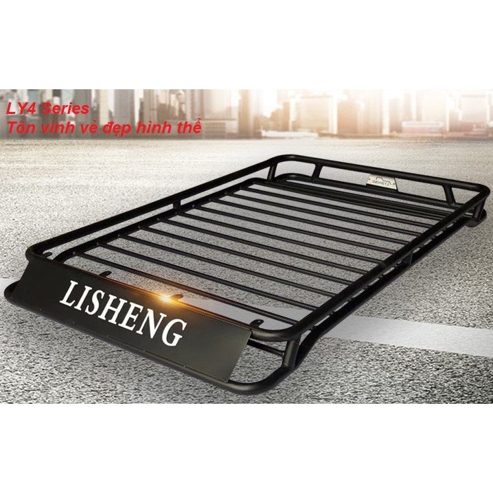 Giá nóc ô tô sơn tĩnh điện kiểu đáy nan LISHENG LY4 series