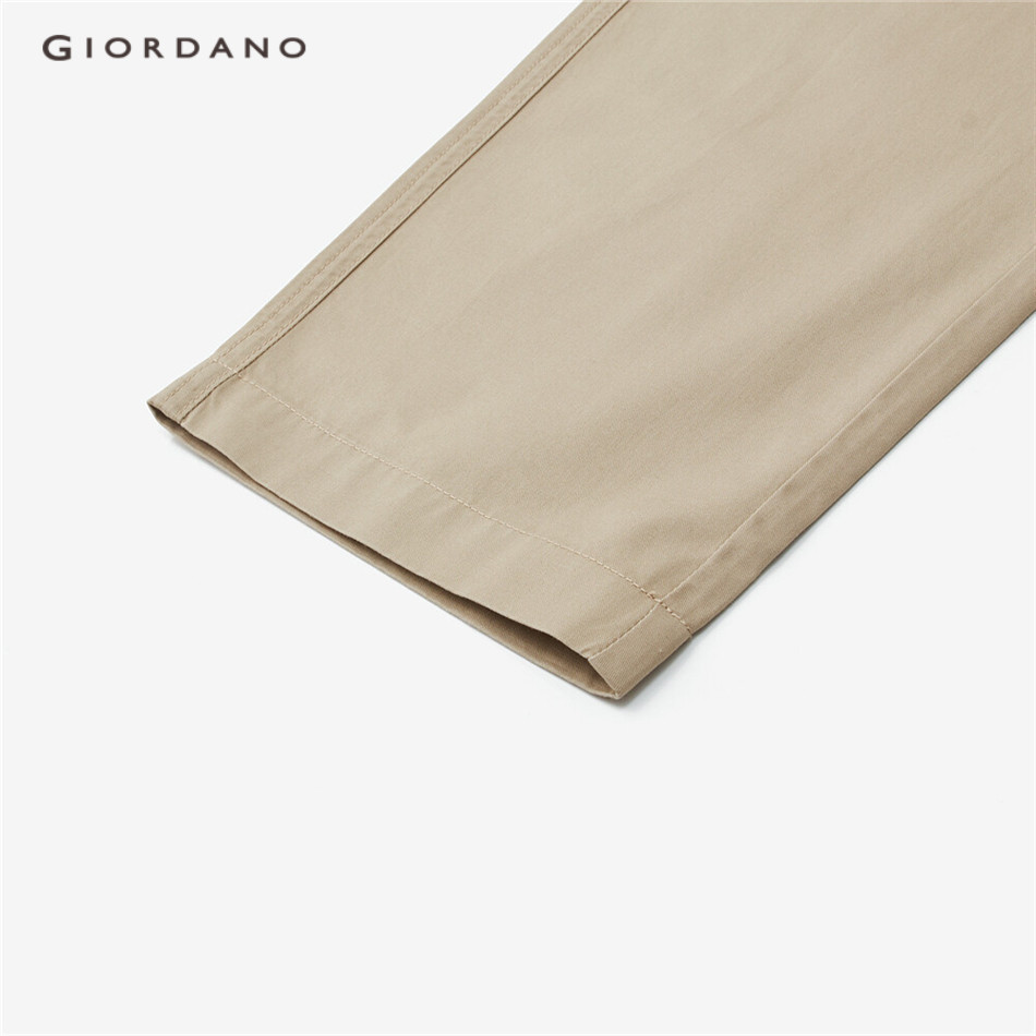Quần dài GIORDANO 01123064 chất thun cotton nhẹ cho nam