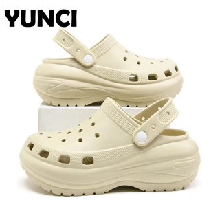 YUNCI dép cross dép kiểu nữ đi chơi Đa dạng Bảnh bao Chất lượng cao Đế chống sốc FBT24109EB 9Z240228