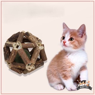 🌈 banh gỗ capnit cho mèo - bóng đồ chơi capnit cỏ bạc hà mèo. _ ruby pet