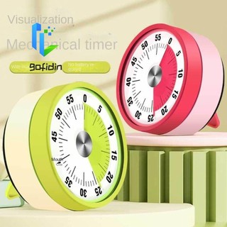 Gofidin Hẹn giờ trực quan 60 phút, Đồng hồ bấm giờ Đồng hồ báo thức Hẹn giờ cơ khí, Mini có chân đế Đồng hồ hẹn giờ nhà bếp lớn tự kỷ luật Tủ lạnh