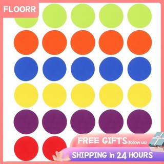 Floorr 30 cái điểm đánh dấu trên thảm vòng tròn đánh dấu cho trường mầm non