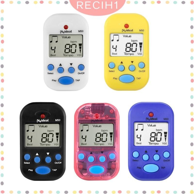 Mini Kỹ Thuật Số Metronome Beat Tap, Phần Nhạc Cụ, Kẹp Trên Điện Tử Metronome Cho Đàn Piano Sáo Guitar Trống