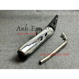 Pô Exciter 2010 Êm & Móc TẶNG CỔ inox cho Sirius 50 -110