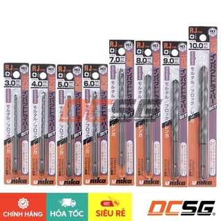 Mũi khoan tường, gạch Unika (Nhật) chân lục giác mã RJ | DCSG