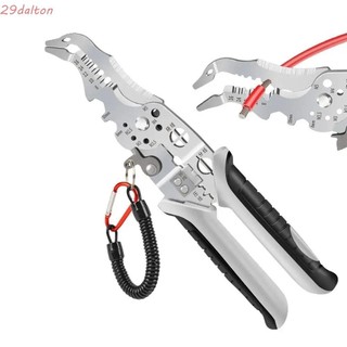 Kìm tuốt dây DALTON, Kìm dây cáp Khuỷu tay dây tự động, Thiết bị đầu cuối cắt đa chức năng Uốn tay cầm tiện dụng Kìm điện Dụng cụ cầm tay