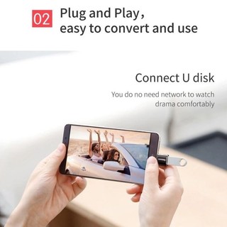 Đầu chuyển OTG USB Type C sang USB full size Baseus (TYPE C- USB)/ (USB-TYPE C)/ (TYPE C-MICRO)