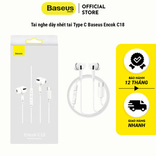  Tai nghe dây nhét tai Type C Baseus Encok C18 