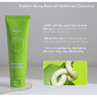 [Công Ty] Sữa Rửa Mặt Beplain Mung Bean 80ml