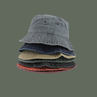 Retro Nữ Xô Nón Đau Khổ Chống Nắng Thoáng Khí Rửa Denim Nam Ngư Dân Mũ Mùa Hè Ngoài Trời Mũ Chống Nắng