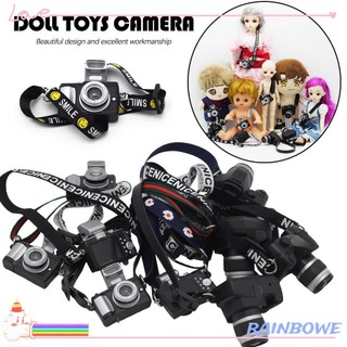 RAINBOW Hot Doll Toys Camera DIY Doll Accessories Mini Simulation Cameras New Dolls House Decoration Doll Accessory multi styles Kids Birthday Gift