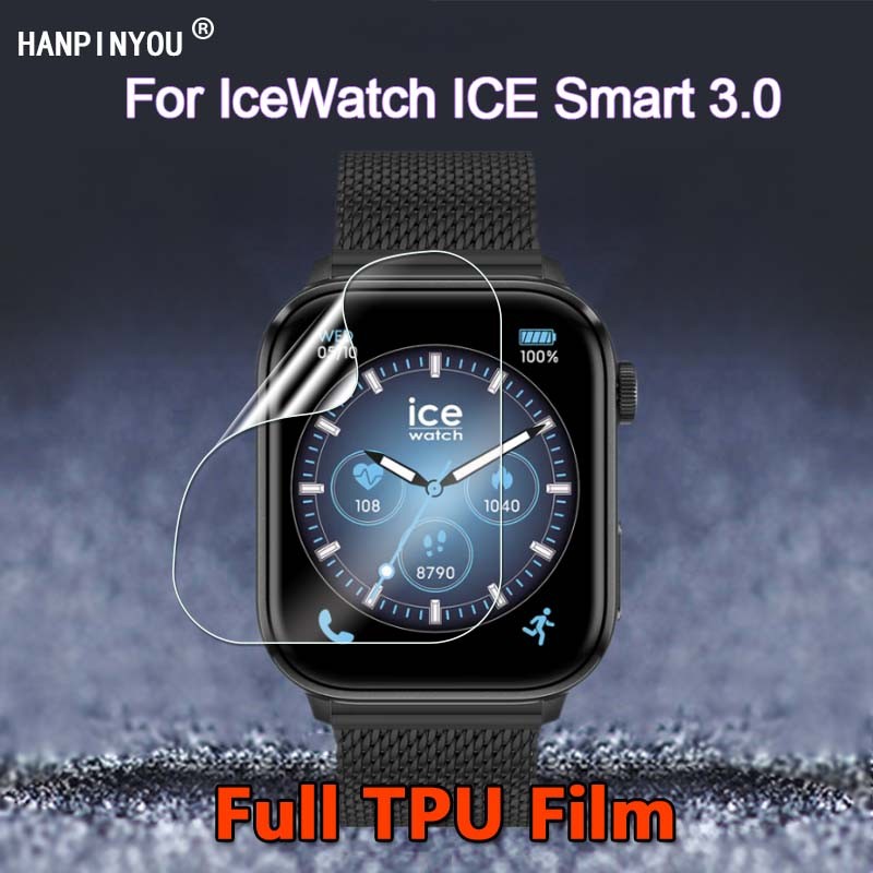 Tương thích với Ice-Watch ICE Smart 3.0 SmartWatch Ultra Slim Clear Soft TPU Film Bảo vệ màn hình -K
