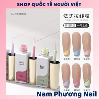 Gel vẽ viền Cowsar 10ml trang trí móng nghệ thuật