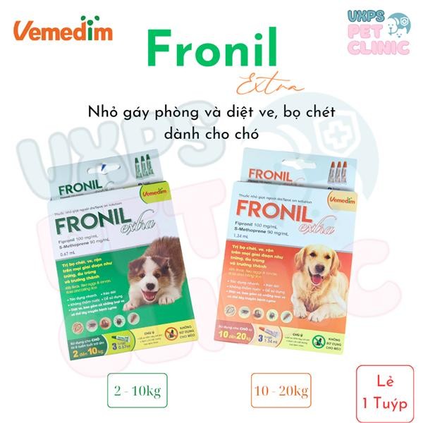 FRONIL Extra – Trị Ve, Bọ Chét Cực Mạnh, Hàng Việt, Giá Cực Tiết Kiệm