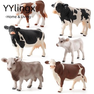 YYlingx 1/6 Mô Hình Động Vật Nông Trại Bằng Nhựa Đồ Chơi Cho Bé