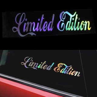 gofidin dán xe hơi kiểu chữ Limited Edition bắt mắt