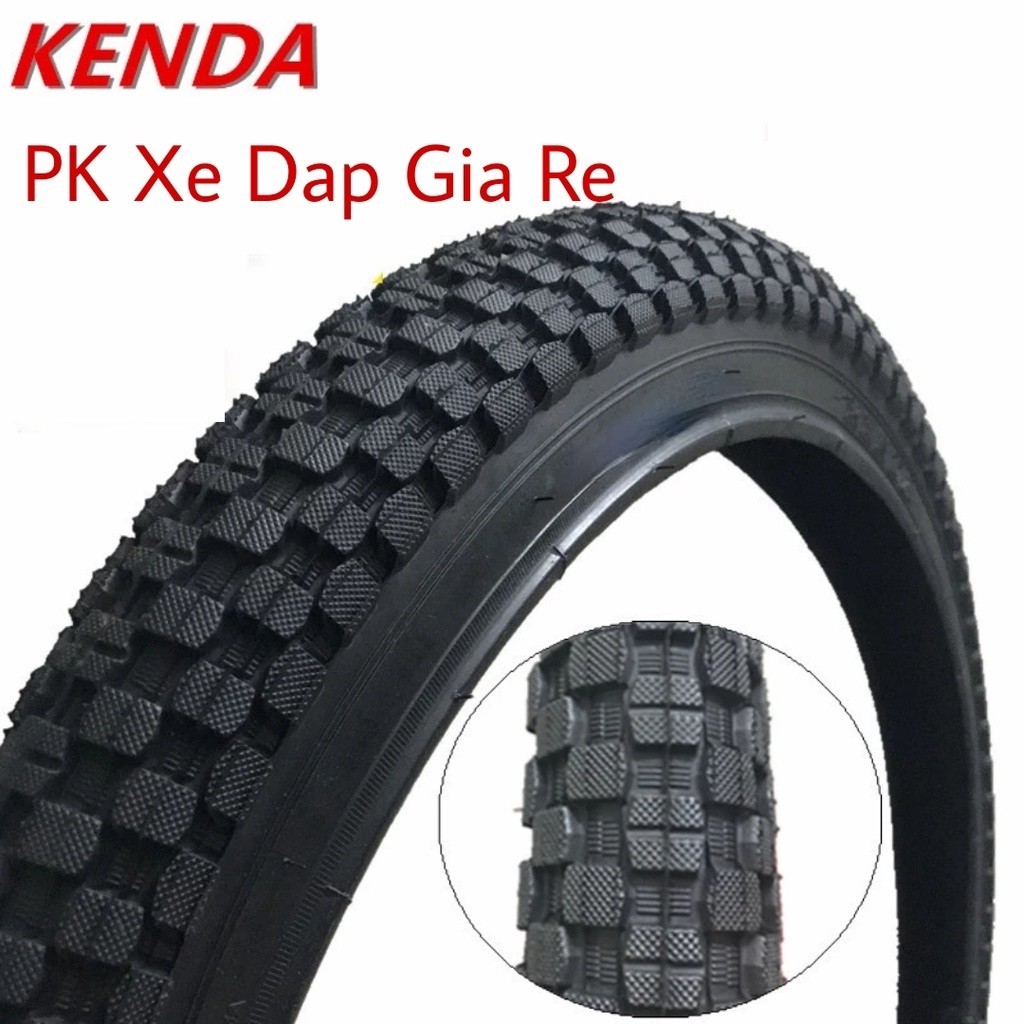 Lốp, Vỏ xe đạp trẻ em bánh 20, Săm Lốp kenda 20x1.95 - PK Xe Dap Gia Re