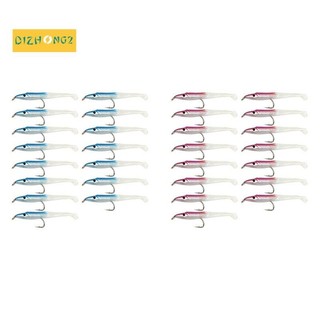 Sunmile mồi câu cá giả mồi câu cá biển mồi có móc eel bionic mồi 5cm / 0.6g t đuôi mềm côn trùng mô phỏng mồi 15 chiếc