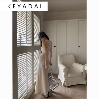 KEYADAI Chic váy nữ Đầm Body Cho thời váy Hàn Phong Cổ điển Dễ thương thời trang WLQ2410QDK 5Z240130