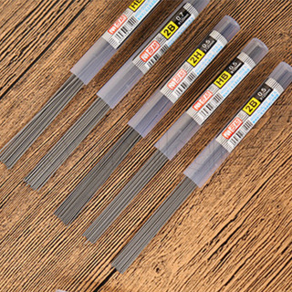 Lõi chì nhựa 0,5mm, 0,7mm - Chì bút chì tự động - Đồ dùng văn phòng phẩm văn phòng - Bút viết và vẽ học sinh - Lõi chì màu đen 2B - Đổ bút chì hoạt động
