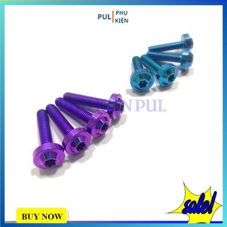 Ốc titan gr5 5li25 đầu dù trụ giá 1 con trang trí làm đẹp xe Exciter Winner Sirius...