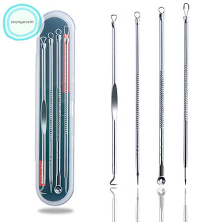 Strongaroetrt 4 Cái Beauty Pimple Blemish Comedone Acne Extractor Remover Tools vn
