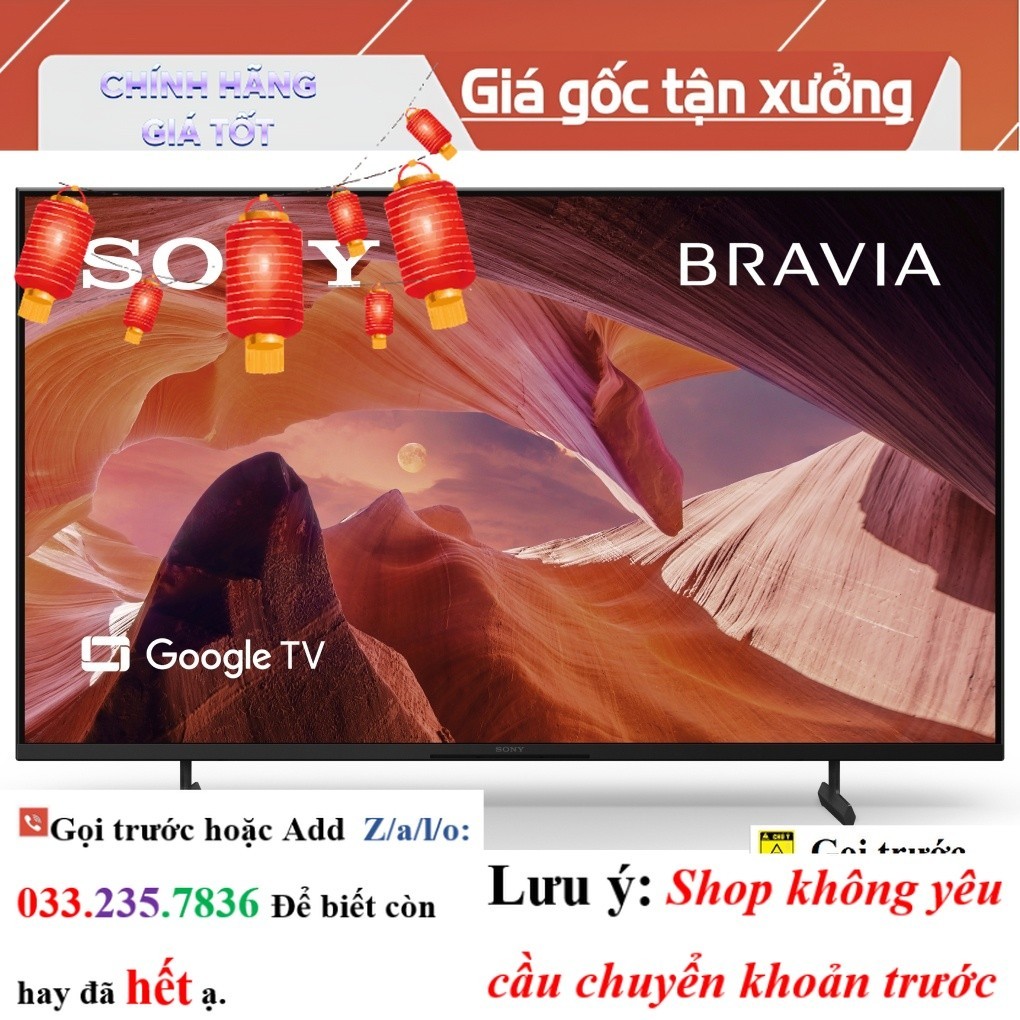<new> Google Tivi Sony 4K 43 inch KD-43X80L