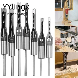 YYlingx  Máy khoan lỗ vuông Máy định vị thợ mộc Máy khoan mộng bằng thép chế biến gỗ