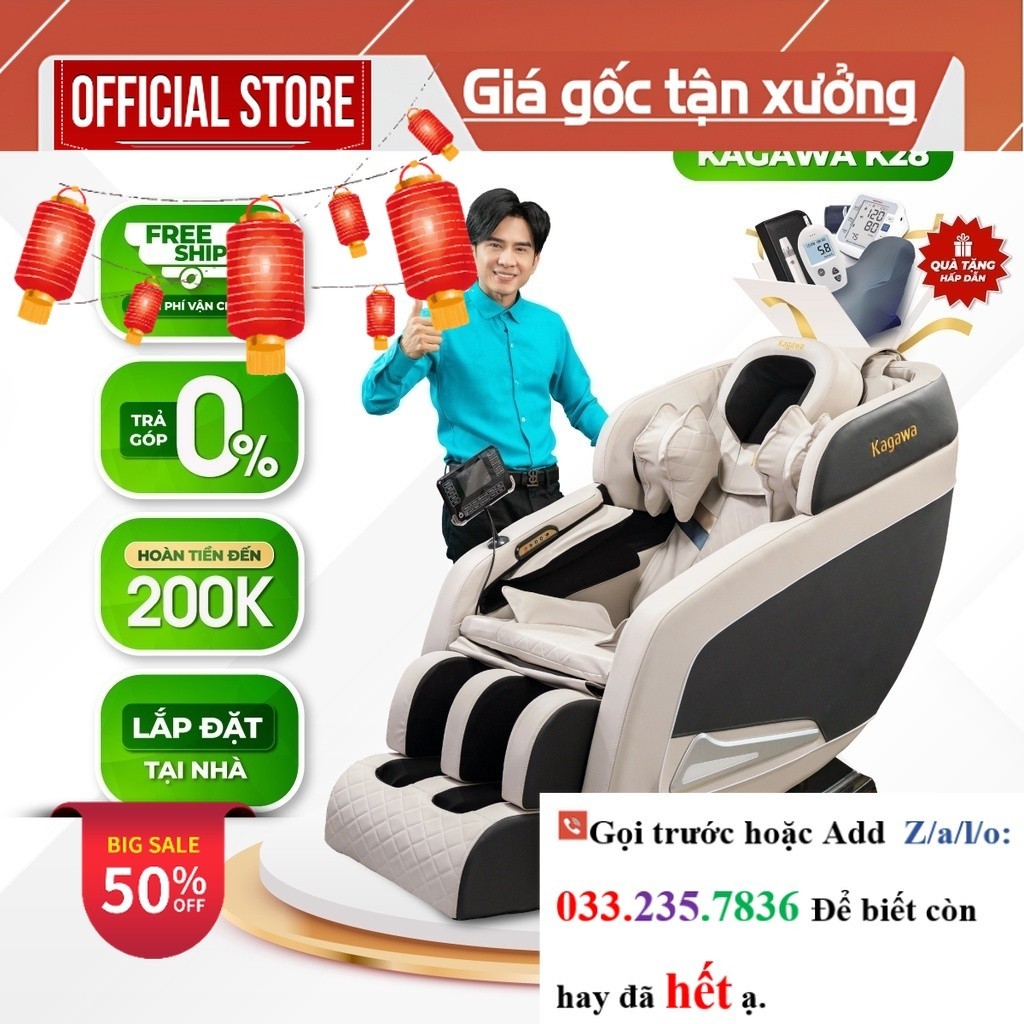 Ghế massage toàn thân KAGAWA K28 <new