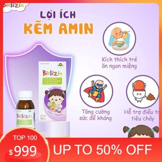 Kẽm cho bé, Kẽm hữu cơ Biolizin 50ml dạng siro vị đào