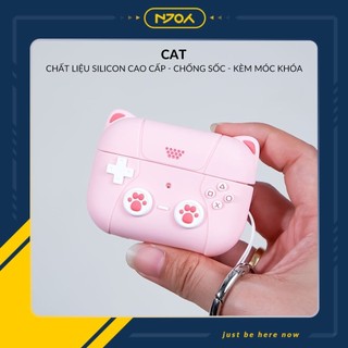 Ốp Silicon Mèo Hello Kitty Kèm Móc Khóa Tiện Lợi Cho Tai Nghe Airpods 3 Airpods Pro 2 Njoyshop