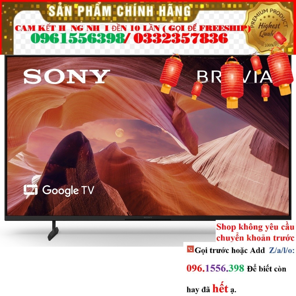KHO Google Tivi Sony 4K 43 inch KD-43X80L