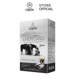 Trung nguyên legend - cà phê hòa tan americano - hộp 15 gói x 2g
