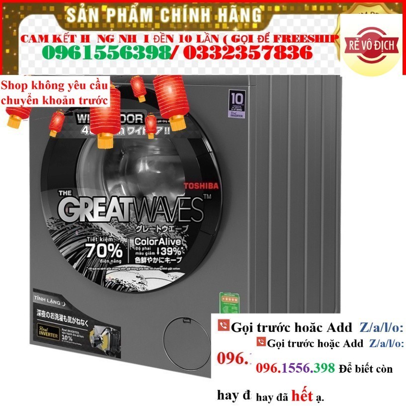 >> CH TW-BK95S3V(SK) -  - MÁY GIẶT CỬA TRƯỚC TOSHIBA TW-BK95S3V(SK) (8.5kg) <<
