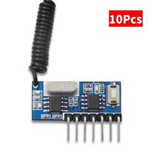 Voktta 10 Cái 315 / 433mhz Bộ thu RF 4 kênh không dây 1527 Mô-đun giải mã mã mã học tập để điều khiển từ xa Mô-đun nhận Superheterodyne