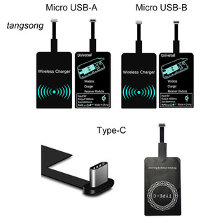 Tang _ Bộ thu sạc không dây USB Type-C Qi di động cho iPhone Android