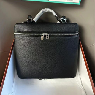 Loropiana Ba Lô LP Ba Lô Lớp Đầu Tiên Da Bò Hộp Cơm Trưa Túi Xách Cao Cấp Đi Học Nhỏ Túi Có Hộp LP999999-0306