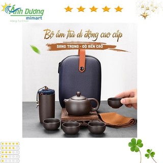 Bộ bình trà có túi đựng đi du lịch tiện lợi 