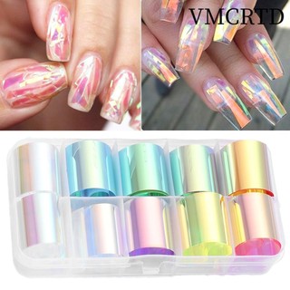 VMCRTD Miếng dán móng tay DIY Dụng cụ trang trí móng tay Giấy thủy tinh
