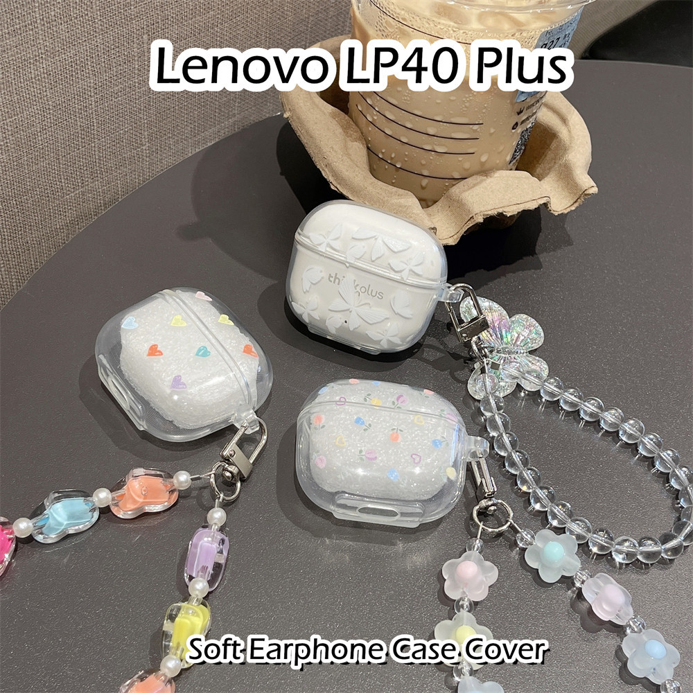 [Giảm giá hấp dẫn] Cho Lenovo LP40 Plus ốp tai ng Case Vỏ Bảo Vệ Hộp Sạc Tai Nghe Cặp đôi Phim hoạt 