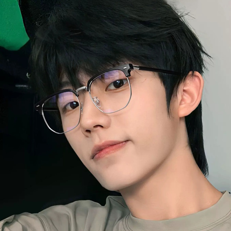 Kính cận thị thời trang -0.5 -1.0 -1.5 -2.0 -2.5 -3.0 -3.5 -4.0 -4.5 -5.0 -5.5 -6.0  độ dành cho nam và nữ với tròng kính có thể tháo rời kính chống ánh sáng xanh 058